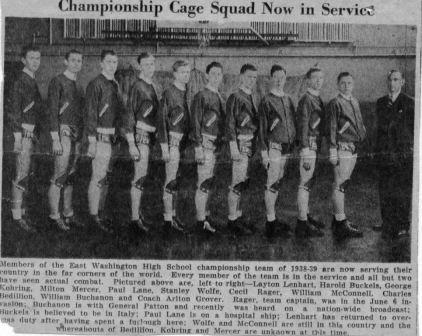 1939 Championship B-ball team